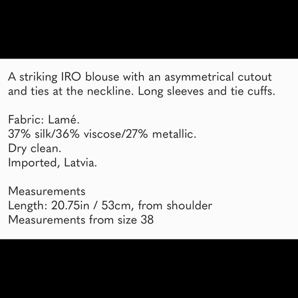 Iro Paris Harjava Top - Picture 5 of 5